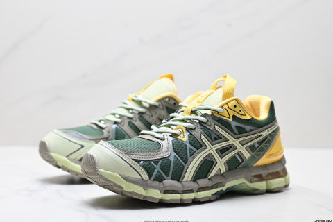Asics Gel-Kayano 20 running shoes: comfortable, versatile, durable, breathable, low-top athletic shoes.
