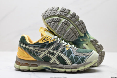 Asics Gel-Kayano 20 running shoes: comfortable, versatile, durable, breathable, low-top athletic shoes.