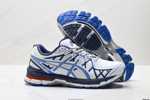 Asics Gel-Kayano 20 Sneakers: Comfortable, versatile, durable, breathable, low-top running shoes.
