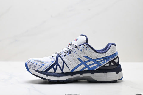 Asics Gel-Kayano 20 Sneakers: Comfortable, versatile, durable, breathable, low-top running shoes.