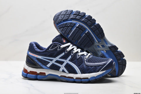 Asics Gel-Kayano 20 Sneakers: Comfortable, durable, breathable, low-top running shoes.