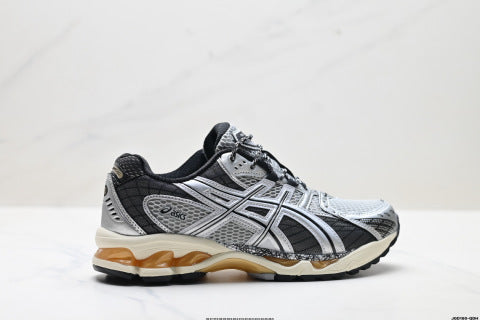 Asics GEL-Nimbus 10.1 Sneakers: Trendy, durable, and casual running shoes with patchwork construction.
