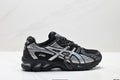 Asics GEL-Nimbus 10.1 Sneakers: Trendy, durable, low-top casual running shoes with patchwork design.