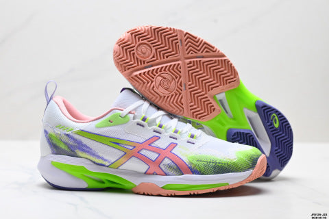 Asics Court FF 4 Novak tennis shoes: durable, breathable, low-top professional athletic shoes.