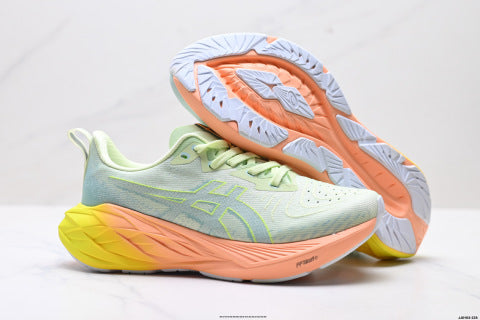 ASICS NOVAVLAST 4 Athletic Shoes: Slip-resistant, durable, suitable for outdoor trail running and casual wear.