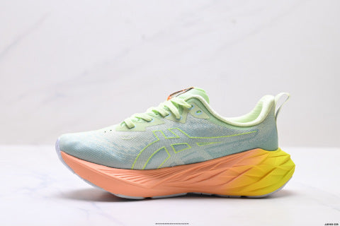 ASICS NOVAVLAST 4 Athletic Shoes: Slip-resistant, durable, suitable for outdoor trail running and casual wear.