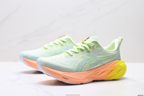 ASICS NOVAVLAST 4 Athletic Shoes: Slip-resistant, durable, suitable for outdoor trail running and casual wear.