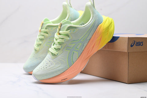 ASICS NOVAVLAST 4 Athletic Shoes: Slip-resistant, durable, suitable for outdoor trail running and casual wear.