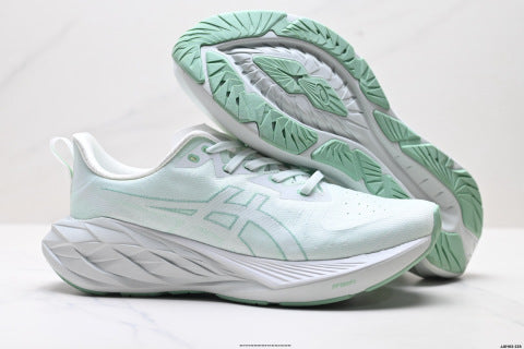 ASICS NOVAVLAST 4 Athletic Shoes: Slip-resistant, durable, suitable for outdoor trail running and casual wear.