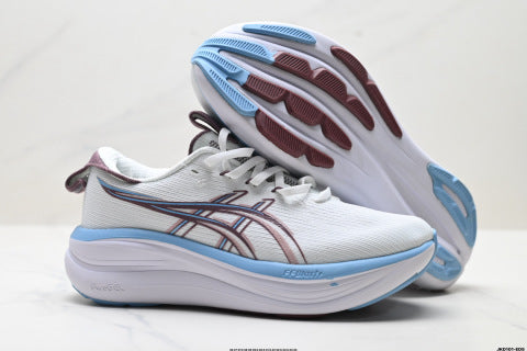 Asics Gel-Nimbus 28 Running Shoes: Comfortable, Slip-resistant, Durable, and Suitable for Casual Sports.