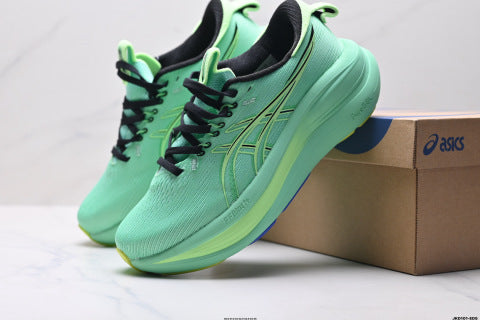 Asics Gel-Nimbus 28 Running Shoes: Comfortable, Slip-resistant, Durable, and Suitable for Casual Sports.