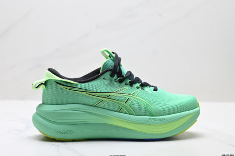 Asics Gel-Nimbus 28 Running Shoes: Comfortable, Slip-resistant, Durable, and Suitable for Casual Sports.