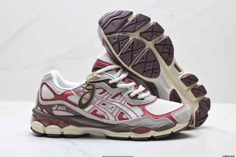 ASICS GEL-NYC series running shoes for men and women, breathable and cushioned outdoor sports shoes