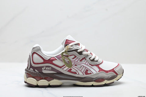 ASICS GEL-NYC series running shoes for men and women, breathable and cushioned outdoor sports shoes