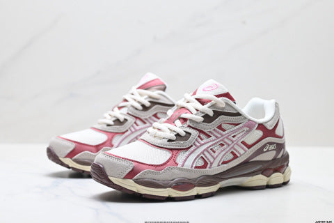 ASICS GEL-NYC series running shoes for men and women, breathable and cushioned outdoor sports shoes