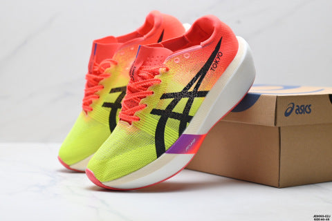 Asics NOVABLAST 3 LE series athletic shoes: slip-resistant, durable, breathable, and lightweight running shoes.