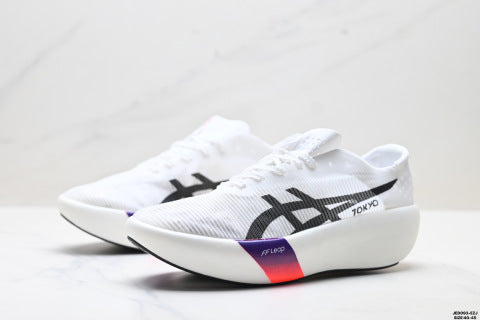 Asics NOVABLAST 3 LE series athletic shoes: slip-resistant, durable, breathable, and lightweight running shoes.