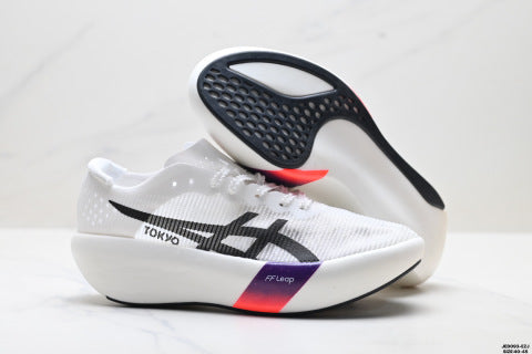 Asics NOVABLAST 3 LE series athletic shoes: slip-resistant, durable, breathable, and lightweight running shoes.