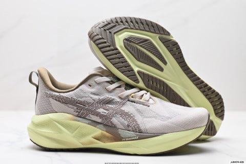 Asics NOVABLAST 5 LE series running shoes for men and women, breathable and cushioned outdoor sports shoes.