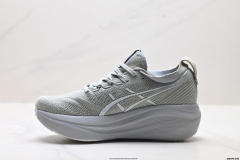 Asics Gel-Nimbus 27 Running Shoes: Comfortable, Slip-resistant, and Durable for Men and Women.