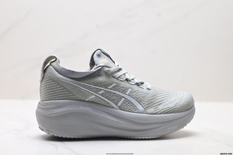 Asics Gel-Nimbus 27 Running Shoes: Comfortable, Slip-resistant, and Durable for Men and Women.