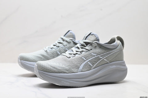 Asics Gel-Nimbus 27 Running Shoes: Comfortable, Slip-resistant, and Durable for Men and Women.