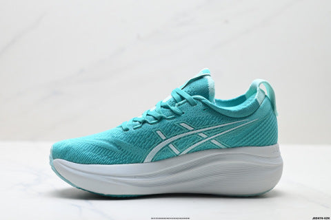 Asics Gel-Nimbus 27 Running Shoes: Comfortable, Slip-resistant, and Durable for Men and Women.