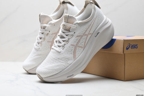 Asics Gel-Nimbus 27 Running Shoes: Comfortable, Slip-resistant, and Durable for Men and Women.