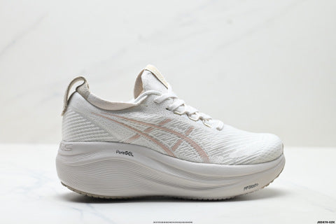 Asics Gel-Nimbus 27 Running Shoes: Comfortable, Slip-resistant, and Durable for Men and Women.