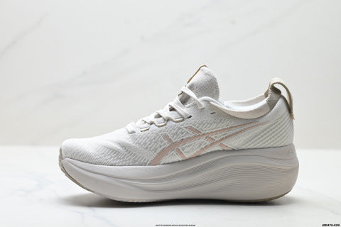 Asics Gel-Nimbus 27 Running Shoes: Comfortable, Slip-resistant, and Durable for Men and Women.