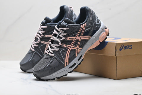 Asics Gel-Kahana 8 Series Sneakers: Low-top, lightweight, cushioned, casual running shoes.