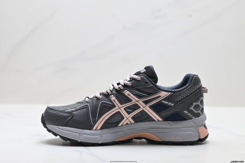 Asics Gel-Kahana 8 Series Sneakers: Low-top, lightweight, cushioned, casual running shoes.