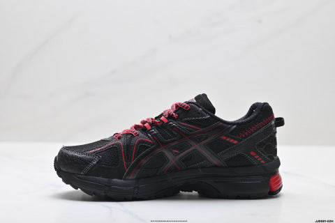 Asics Gel-Kahana 8 Series Sneakers: Low-top, lightweight, cushioned, casual running shoes.