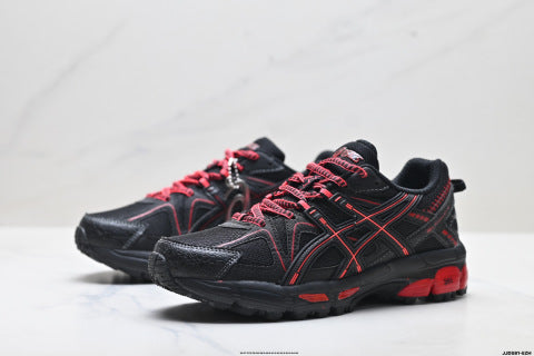 Asics Gel-Kahana 8 Series Sneakers: Low-top, lightweight, cushioned, casual running shoes.