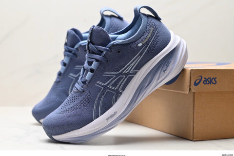 Asics Gel-Nimbus 26 Sneakers: Comfortable, Slip-resistant, Durable, Low-top Casual Running Shoes