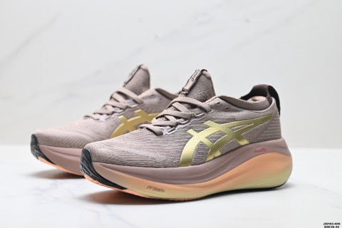 Asics Gel-Nimbus 27 Sneakers: Comfortable, Slip-resistant, Durable, Low-top Casual Running Shoes