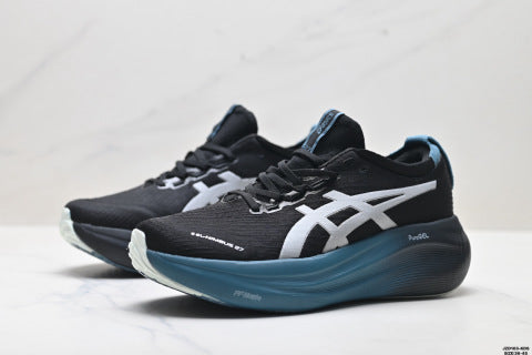 Asics Gel-Nimbus 27 Running Shoes, Sports Shoes, Comfortable, Slip-resistant, Durable, Low-top Casual Shoes for Men and Women