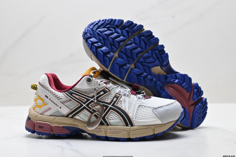 Asics Gel-Kahana 8 FL Series Sneakers: Low-top, lightweight, cushioned, casual running shoes.