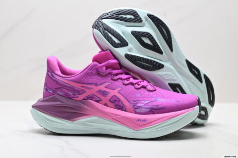 Asics SUPERBLAST 3 athletic shoes: comfortable, soft, mesh fabric for slip resistance and durability; training and running shoes.