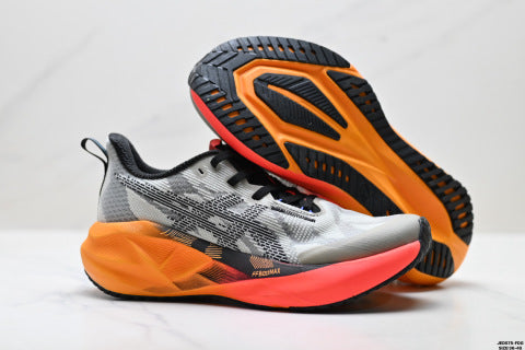 Asics NOVABLAST 5 CP Sneakers: Low-top, lightweight, breathable, cushioned casual running shoes.
