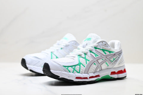 Asics Gel-Kayano 20 Sneakers: Comfortable, versatile, durable, breathable, low-top running shoes.